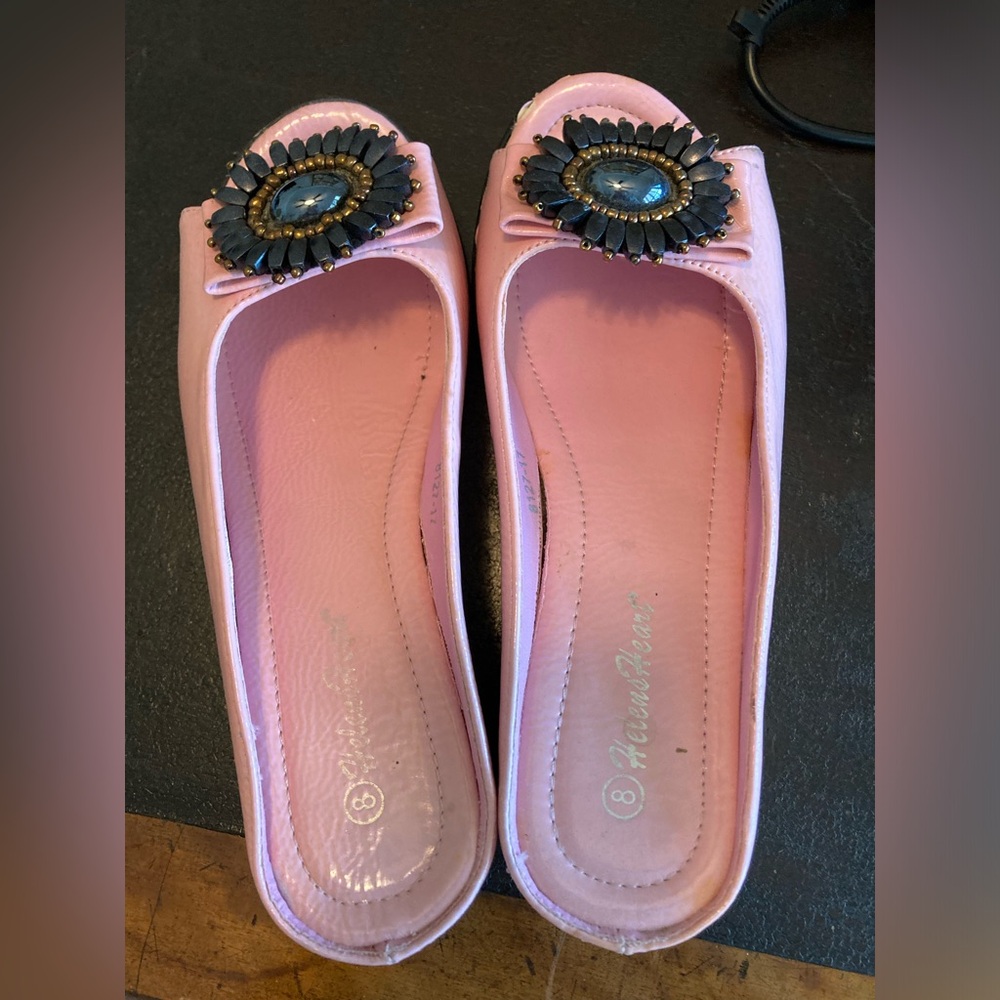Helens Heart pink shoes